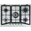DELONGHI PFI57GH PIANO COTTURA 70CM 5 BRUCIATORI LINEA SLIM GHISA INOX
