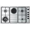 De'Longhi DELONGHI FLA49RD PIANO COTTURA 4 FUOCHI 1 PIASTRA ELETTRICA 86CM INOX