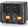 ARIETE 4631 FRIGGITRICE AD ARIA 2400 WATT DOUBLE 4.6+4.5LT NERO