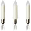 Hellum Handels- und Produktions GmbH & C Hellum candele di ricambio per arco di candele, 3 pezzi 12V 3W piccolo