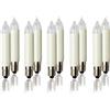 Hellum Handels- und Produktions GmbH & C Hellum candele di ricambio per arco di candele, 10 pezzi 8V 3W piccolo