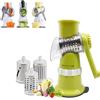 TrAdE Shop Traesio AFFETTATRICE VERDURE 3IN1 MULTIFUNZIONE MANDOLINE GRATTUGIA MANUALE CON 3 LAME T