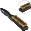 N/A Maniglia in plastica rimozione ruggine metallo spazzola filo rame 85 mm nero