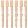 6 Pcs Basi Per Tavoli Mini House Gamba Del Tavolo Arredamento Miniatura