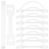 100 Sets Scatola Spedizione Scatoli Per Trasloco Maniglie Scatole