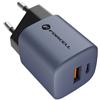 0631E6A Forcell Caricabatterie Fast Gan Vt-31 33w Usb-c + Usb Per Nokia 8 Sirocco