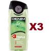 Denim 3 PZ DENIM SHOWER GEL 250ML DOCCIA SCHIUMA MUSCHIO