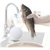 Guanti in PVC per Lavastoviglie con Motivo Cervo Bianco per Uso Cucina