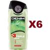 Denim 6 PZ DENIM SHOWER GEL 250ML DOCCIA SCHIUMA MUSCHIO