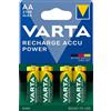 VARTA 4 batterie ricaricabili AA Stilo VARTA 2100 mAh Ni-Mh