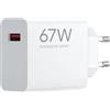 XIAOMI CARICABATTERIE DA PARETE 67W ULTRA RAPIDO HYPERCHARGE USB TYPE A POWER ADAPTER F