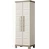 Armadio Portascope Excellence, 4 Ripiani Regolabili & 2 Vaschette Portaoggetti,
