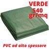 Telo occhiellato impermeabile 4x6 in PVC Telone copritutto pesante trasparente