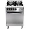 LOFRA CURVA C66GV/C CUCINA 60 CM INOX SATINATO 4 FUOCHI FORNO A GAS VENTILATO