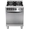LOFRA CURVA C66MF/C CUCINA INOX 60CM 4 FUOCHI FORNO ELETTRICO MULTIFUNZIONE