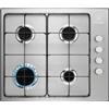 ELECTROLUX KGS6404SX PIANO COTTURA 60CM INOX 4 FUOCHI GHISA COMANDI LATERALI