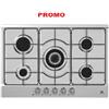 MASTER KITCHEN Piano cottura MASTER KITCHEN a gas 75 cm colore Acciaio Inox MKHG 75 E XS