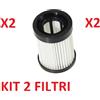 ARIETE 2PZ FILTRO HEPA USCITA ARIA SCOPA CORDLESS 2722 2723 2724 2756 2757 2758
