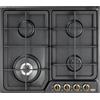 De'Longhi DELONGHI ANF46PRO PIANO COTTURA 4 BRUCIATORI GHISA TRIPLA CORONA ANTRACITE