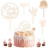 Does not apply 5 Pz Topper Prima Comunione per Torta, Cake Topper Torta Comunione Decorazione B