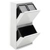 Arregui Basic CR401-B Pattumiera per Raccolta Differenziata | 3 Secchi |