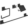 GROHE Start Cube, Set Accessori da Bagno 4 in 1, Gancio Per Accappatoio,