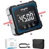 eSynic Livella Digitale Magnetica 4 Lati con Laser Rosso Orizzontale,