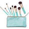 Aquamarine Essential Brush Set | Set Di Pennelli Trucco Professionali E 100% Veg