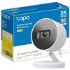 Tapo C125 Telecamera di Sicurezza WiFi a 360° con Chiusura dell'Otturatore, 2K Q