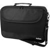 Nilox - Notebag 15.6 con Aggancio Trolley - Borsa a Tracolla Porta PC con Dimensioni 15.6 - con Interni Trapuntati e Due Scomparti Interni - Nero