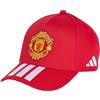 adidas Unisex - Bambini e Ragazzi Manchester United Kids Hat, MUFC Red/White, XXS-XS