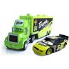Modellino auto Disney Pixar Cars Pulcino Hicks Saetta McQueen Mack Trasportatore Camion e Auto