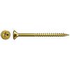fischer Vite per truciolato 6,0 x 120 mm, testa svasata, zincata gialla, filettatura parziale Phillips PZ
