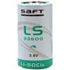 Saft PILA SAFT LS33600 3.6 V LITIO 17Ah TORCIA D Li-SoCI2 LITIO ER34615 S