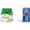 Eridania, Linea Truvía®, Dolcificante Naturale in Vasetto, Estratto dalle Foglie di Stevia & Eridania Zero, Dolcificante Liquido da 50ml, Comodo Flaconcino da Portare con Te da 500 Dosi