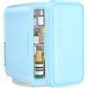YASHE Mini frigo da 6 litri/8 lattine 220-240 V AC/DC refrigeratore termoelettrico