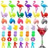 Lets Joy Segna Bicchieri Calici, 42 Pezzi Segnabicchiere in Silicone,