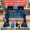 MULINSEN KIT POTATURA MOTOSEGA 8" FORBICE CESOIA 35/40 BATTERIA ASTA TELESCOPICA