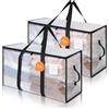 Does not apply 2 Pezzi Borse Trasloco 72 L, Tmpermeabili Scatole Trasloco Con Cerniere E Manici