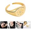 1 PC Compass Femmina Fashion Personality Binger gioielli (Golden)