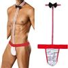 Brand New Biancheria intima da uomo perizoma stringa G stile costume da cameriere