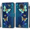 SIENIANLINE Custodia per Xiaomi Redmi Note 9S, Cover a Libro Xiaomi Redmi Note 9 PRO,