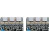 No 2X DC 4.5V-5.5V Kit Orologio Digitale un 6 Bit Orologio Elettronico Insegna7837