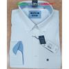 RIONERO -P/CLUB - RNY P/CLUB Rionero CAMICIA UOMO BIANCA MANICA LUNGA 100% COTONE OVER 3XL 4XL 5XL 6XL