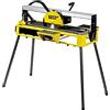 Fartools 113513-Tagliapiastrelle elettrico, per piastrelle, radiale a 36 mm, lama 200 x 22,2 x 2 mm, tavola inclinabile, con mirino laser, 800 W