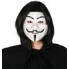 Fiestas Guirca Maschera bianca con baffi anonymous
