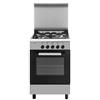 GLEM AE55MI3 CUCINA 53 CM 4 FUOCHI FORNO ELETTRICO GRILL INOX CLASSE A