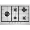 CANDY MODERNA CHG7WL4WTX PIANO COTTURA A GAS 75CM ACCIAIO INOX 5 FUOCHI