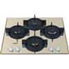 HOTPOINT HAGD 61S/CH PIANO COTTURA 60CM 4 FUOCHI VETRO 60 CM CHAMPAGNE