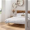 SIRETESSILE SRL SIRETESSILE Completo Letto Microfibra Matrimoniale Tinta Unita Bianco
